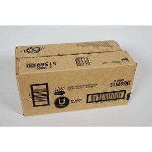 U by Kotex Security REGULAR Unscented Tampons 64 Count (4 Boxes Of 16) Sealed